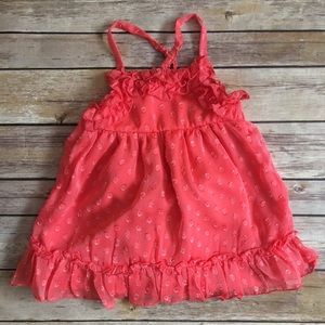 Genuine Kids by Oshkosh Coral Dress. Size 12m.